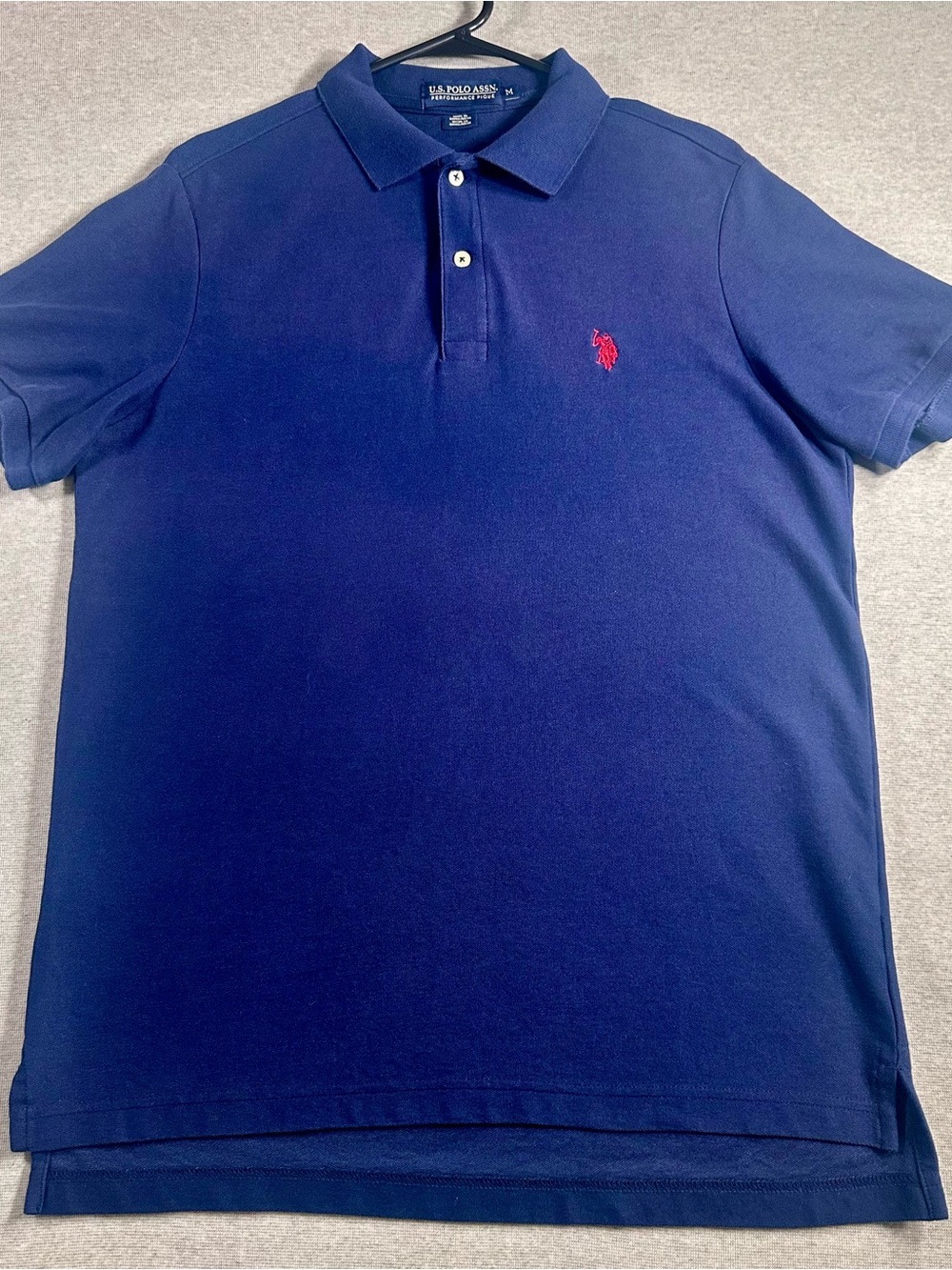 U.S. Polo Assn. Navy Polo with Red Logo